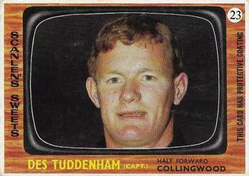 1967 Scanlens VFL #23 Des Tuddenham Front